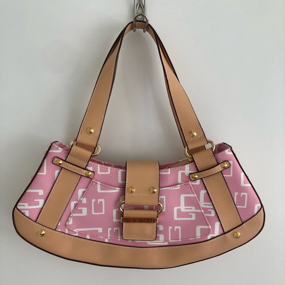 GUESS Vintage Y2K Pink Shoulder Bag